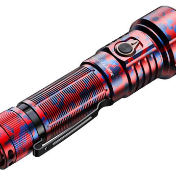 Fenix LD36R USB-C Rechargeable LED Flashlight - 3600 Lumens - 3 x Luminus SFT25R Gen2 - Includes 1 x 21700 - Black or Flame Camo