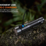 Fenix LD36R USB-C Rechargeable LED Flashlight - 3600 Lumens - 3 x Luminus SFT25R Gen2 - Includes 1 x 21700 - Black or Flame Camo