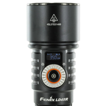 Fenix LD45R USB-C Rechargeable Digital Focusing LED Flashlight - 2800 Lumens - Luminus SFT70 - Includes 1 x 21700
