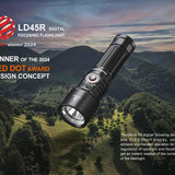 Fenix LD45R USB-C Rechargeable Digital Focusing LED Flashlight - 2800 Lumens - Luminus SFT70 - Includes 1 x 21700