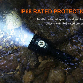 Fenix LR35R Pro USB-C Rechargeable LED Flashlight - 10000 Lumens - 4 x Luminus SFT 25 - Includes 2 x 21700