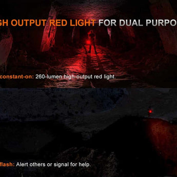 Fenix LR35R Pro USB-C Rechargeable LED Flashlight - 10000 Lumens - 4 x Luminus SFT 25 - Includes 2 x 21700