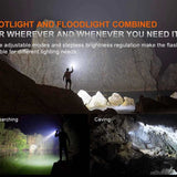 Fenix LR35R Pro USB-C Rechargeable LED Flashlight - 10000 Lumens - 4 x Luminus SFT 25 - Includes 2 x 21700