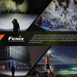 Fenix LR40R-V2 USB-C Rechargeable LED Searchlight - 15000 Lumens - Luminus SFT70 - Uses Built-in 10.8V 5000mAh Li-ion Battery Pack