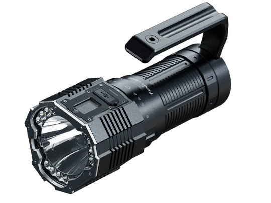 Fenix LR60R USB-A Rechargeable LED Searchlight - 21000 Lumens - 1 x Luminus SFT70, 12 x Luminus SST40 - Includes 1 x ARB-L56-4000 Li-ion Battery Pack