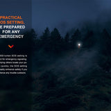 Fenix LR60R USB-A Rechargeable LED Searchlight - 21000 Lumens - 1 x Luminus SFT70, 12 x Luminus SST40 - Includes 1 x ARB-L56-4000 Li-ion Battery Pack