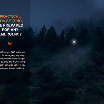 Fenix LR60R USB-A Rechargeable LED Searchlight - 21000 Lumens - 1 x Luminus SFT70, 12 x Luminus SST40 - Includes 1 x ARB-L56-4000 Li-ion Battery Pack