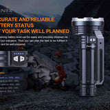 Fenix LR80R Darkness Destroyer USB-C Rechargeable LED Searchlight - 6 x Luminus SST70 - 18000 Lumens - Includes 7.2V 12000mAh Li-ion Battery Pack