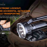 Fenix LR80R Darkness Destroyer USB-C Rechargeable LED Searchlight - 6 x Luminus SST70 - 18000 Lumens - Includes 7.2V 12000mAh Li-ion Battery Pack