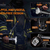 Fenix LR80R Darkness Destroyer USB-C Rechargeable LED Searchlight - 6 x Luminus SST70 - 18000 Lumens - Includes 7.2V 12000mAh Li-ion Battery Pack