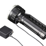 Fenix LR80R Darkness Destroyer USB-C Rechargeable LED Searchlight - 6 x Luminus SST70 - 18000 Lumens - Includes 7.2V 12000mAh Li-ion Battery Pack