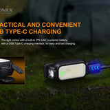 Fenix Mini Lite USB-C Rechargeable Multipurpose LED Flashlight - 150 Lumens - MATCH CA18 LED - Uses Built-in 275mAh Li-poly Battery Pack