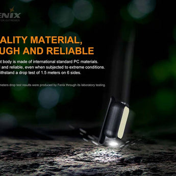 Fenix Mini Lite USB-C Rechargeable Multipurpose LED Flashlight - 150 Lumens - MATCH CA18 LED - Uses Built-in 275mAh Li-poly Battery Pack