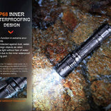 Fenix PD35R USB-C Rechargeable LED Flashlight - 3 x Luminus SFT40 - 1700 Lumens - Includes 1 x 18650