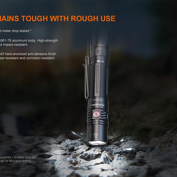Fenix PD36R V2.0 USB-C Rechargeable LED Flashlight - 1700 Lumens - Luminus SFT40 - Includes 1 x 21700