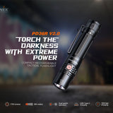Fenix PD36R V2.0 USB-C Rechargeable LED Flashlight - 1700 Lumens - Luminus SFT40 - Includes 1 x 21700