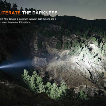 Fenix PD45R Ace USB-C Rechargeable LED Flashlight - 3200 Lumens - Luminus SFT70-Gen2 - Includes 1 x 21700