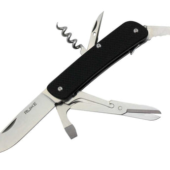 Fenix Ruike M31 Folding Multifunction Knife - 2.79-inch Straight Edge, Clip Point, 15 Featured Tools - Comes in a variety of colors