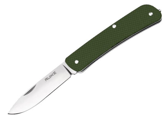Fenix Ruike M11-G Folding Knife - 2.38-inch Straight Edge, Clip Point - Green