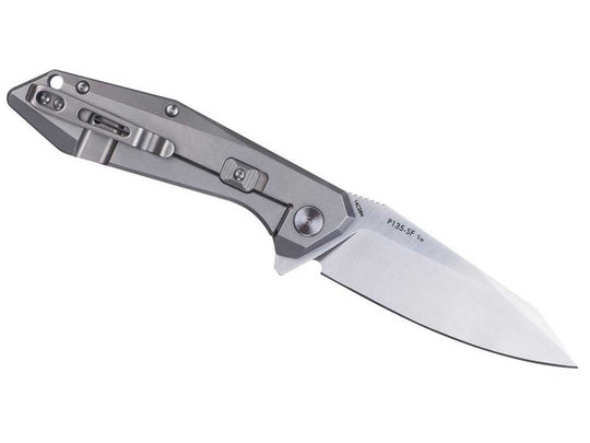 Fenix Ruike P135-SF Folding Knife - 3.62-inch Straight Edge, Tapered Tip - Steel
