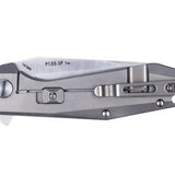 Fenix Ruike P135-SF Folding Knife - 3.62-inch Straight Edge, Tapered Tip - Steel