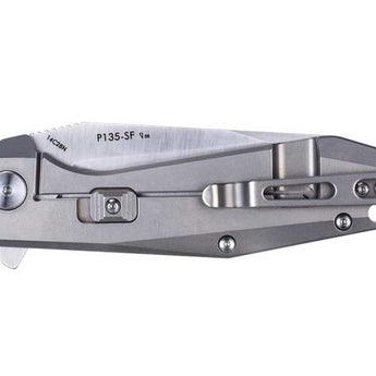 Fenix Ruike P135-SF Folding Knife - 3.62-inch Straight Edge, Tapered Tip - Steel