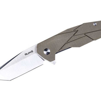 Fenix Ruike P138-W Folding Knife - 3.54-inch Straight Edge, Tanto Style - Black or Desert Yellow