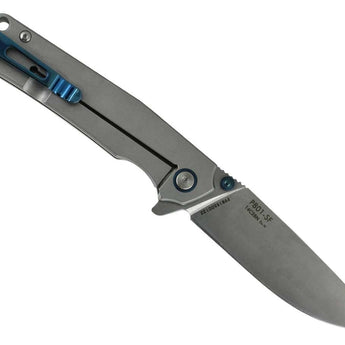 Fenix Ruike P801 Folding Knife - 14C28N Stainless Steel - Blue and Silver