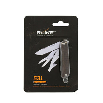Fenix Ruike S31 Folding Knife - 2.1-Inch Straight Edge, Clip Point - Multiple Colors Available