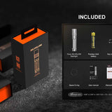 Fenix SilvGlow Keychain LED Flashlight - 100 Lumens - LUMINUS SST12 - Includes 1 x AAA - Natural or Colorblast