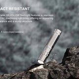 Fenix SilvGlow Keychain LED Flashlight - 100 Lumens - LUMINUS SST12 - Includes 1 x AAA - Natural or Colorblast