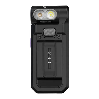 Fenix SW05R USB-C Rechargeable LED Clip Light - 150 Lumens - White and Red or 365nm UV LED - Uses Built-in 700mAh Li-ion Battery Pack - Black or Spruce Green