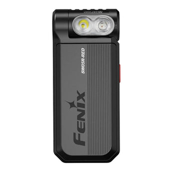 Fenix SW05R USB-C Rechargeable LED Clip Light - 150 Lumens - White and Red or 365nm UV LED - Uses Built-in 700mAh Li-ion Battery Pack - Black or Spruce Green