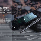 Fenix T6 USB-C Rechargeable Penlight - 80 Lumens - Uses Built-in 100mAh Li-Poly Battery Pack - Black or Blue