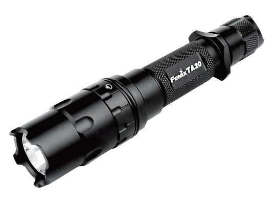 Fenix TA20 Tactical LED Flashlight - Angle