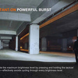 Fenix TK17 Dual Tail Switch Tactical LED Flashlight - 3600 Lumens - CREE XHP50.3 HD - Includes 1 x USB-C Rechargeable 21700