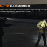 Fenix TK17 Dual Tail Switch Tactical LED Flashlight - 3600 Lumens - CREE XHP50.3 HD - Includes 1 x USB-C Rechargeable 21700