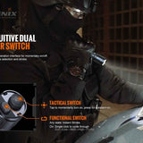 Fenix TK20R V2.0 USB-C Rechargeable LED Flashlight - 3 x Luminus SFT70 - 3000 Lumens - Includes 1 x 21700