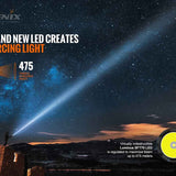 Fenix TK20R V2.0 USB-C Rechargeable LED Flashlight - 3 x Luminus SFT70 - 3000 Lumens - Includes 1 x 21700