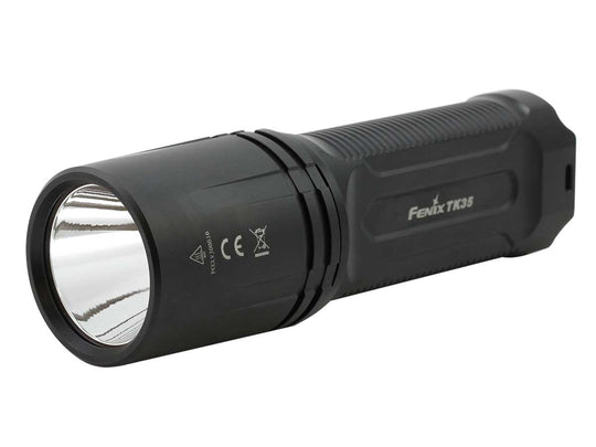 Fenix TK35 2018 Edition Rechargeable LED Flashlight - CREE XHP35 HI - 1300 Lumens - Neutral White - Uses 2 x 18650