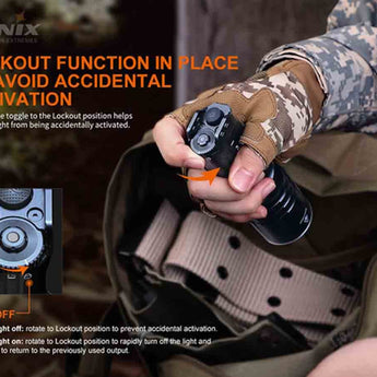 Fenix TK35UE-V2 LED Flashlight - 5000 Lumens - 3 x Luminus SST40 - Uses 2 x 18650 or 4 x CR123A