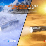 Fenix TK35UE-V2 LED Flashlight - 5000 Lumens - 3 x Luminus SST40 - Uses 2 x 18650 or 4 x CR123A