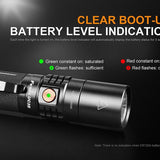 Fenix UC35 V2.0 Rechargeable LED Flashlight - CREE XP-L HI V3 - 1000 Lumens - Uses 1 x ARB-L18 18650 (Included) or 2 x CR123A