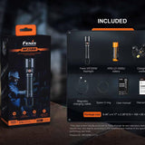Fenix WF25RM Multi-Functional Cradle Charging Duty LED Flashlight - 3000 Lumens - Luminus SST70 - 365nm UV - Includes 1 x ARB-L21-5000U