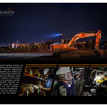 Fenix WF30RE Rechargeable Intrinsically Safe LED Flashlight - 280 Lumens - Includes 1 x 18650