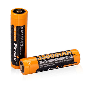 Fenix ARB-L18 18650 3500mAh 3.6V Protected Lithium Ion (Li-ion) Button Top Battery - Clam Shell