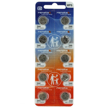 Renata 344 MPS 105mAh 1.55V Silver Oxide Coin Cell Battery - 1 Piece Tear Strip, Sold Individually