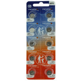 Renata 371 MPS 35mAh 1.55V Silver Oxide Coin Cell Battery - 1 Piece Tear Strip, Sold Individually
