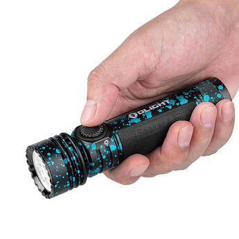 Olight Seeker 4 Pro Rechargeable LED Flashlight - 4600 Lumens - Cool White or Neutral White - Includes 1 x 21700 - Multiple Color Options