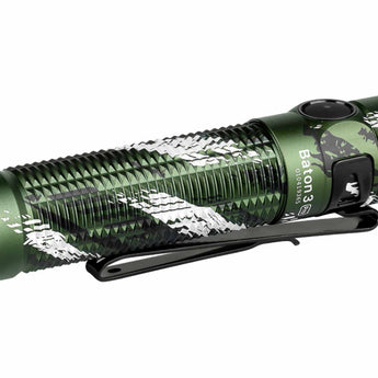 Olight Baton 3 Pro Rechargeable LED Flashlight - 1500 Lumens - Includes 1 x 18650 - Multiple Color and Limited Edition Options Available